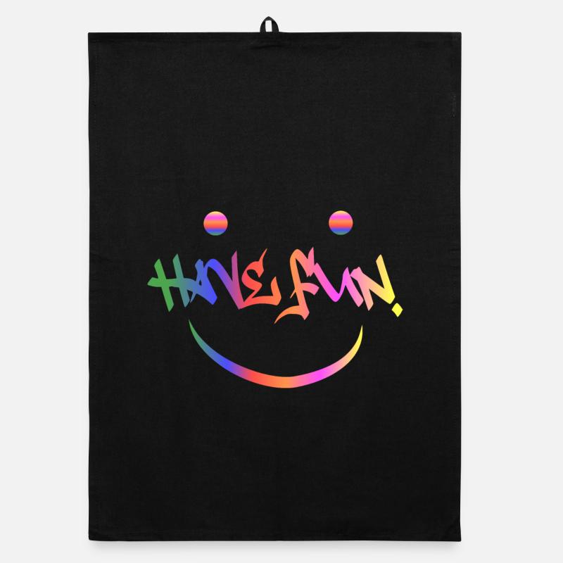 Have fun Organic dish towel