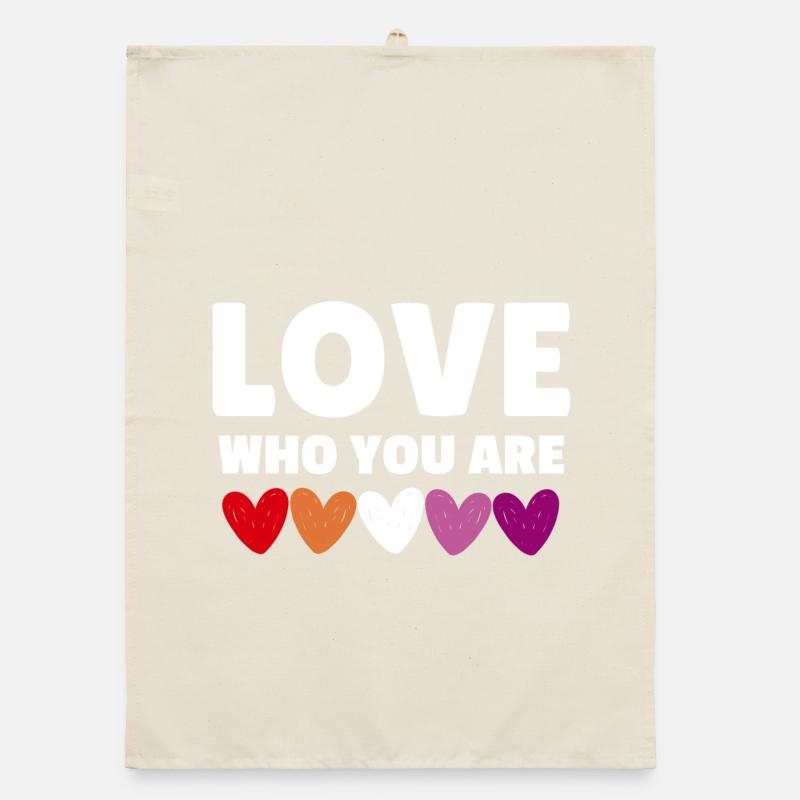 Lesbe. Liebe, wer du bist Organic Geschirrtuch