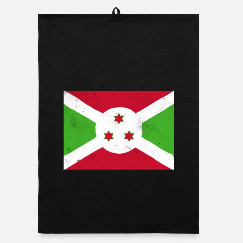 Drapeau du Burundi Torchon bio