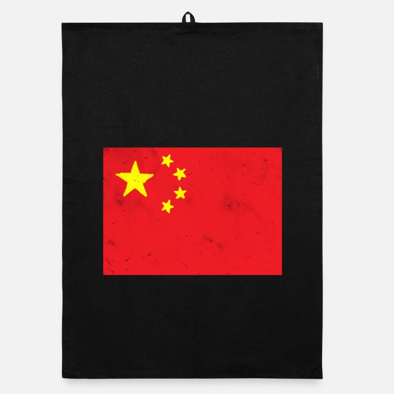 Drapeau de la Chine Torchon bio