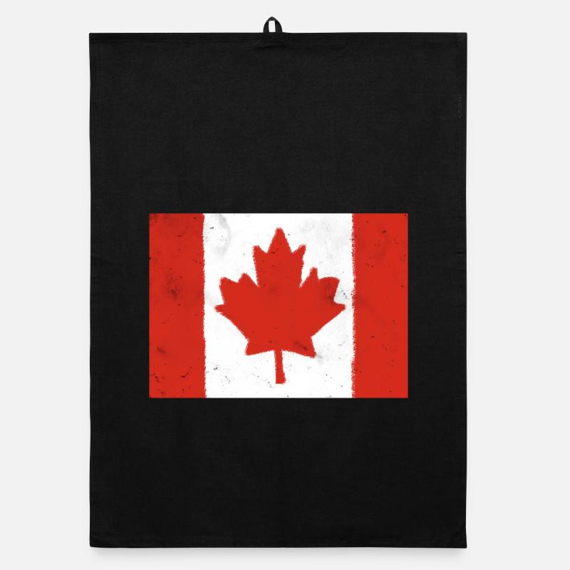 Drapeau du Canada Torchon bio