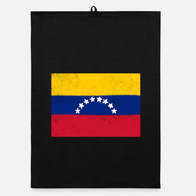 Drapeau du Venezuela Torchon bio