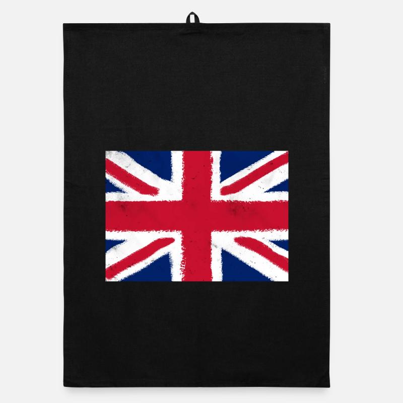 Drapeau du Royaume-Uni Torchon bio