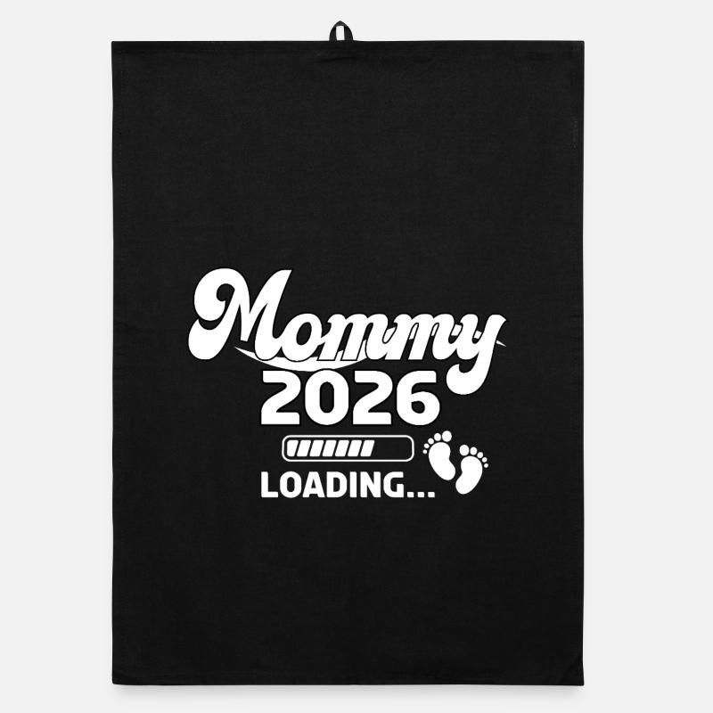 Mommy 2026 Loading Design Organic Geschirrtuch