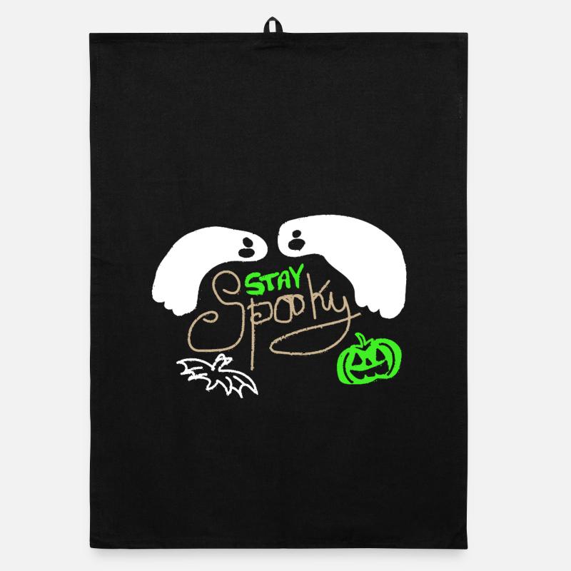 Stay Spooky Organic dish towel