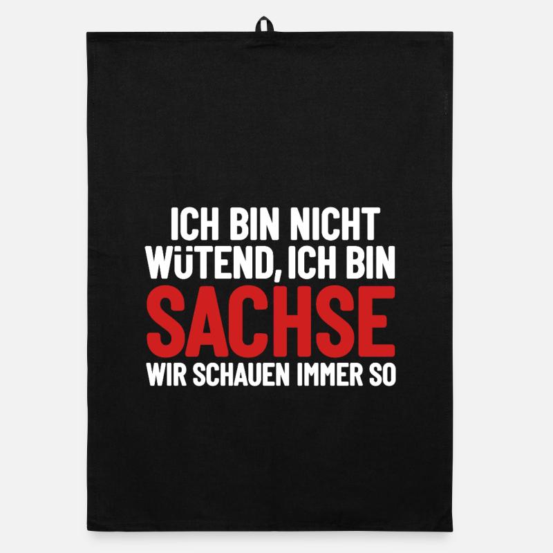 I'm not angry - I'm Saxon Organic dish towel