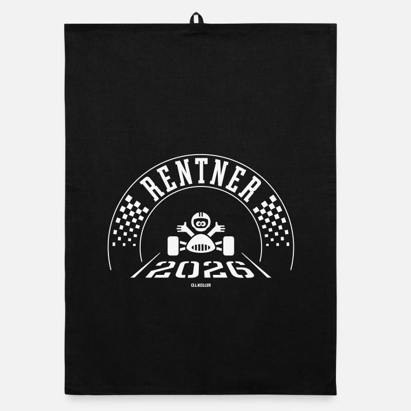 Retraités 2026 (Pension, Retraite, Finish/F) Torchon bio