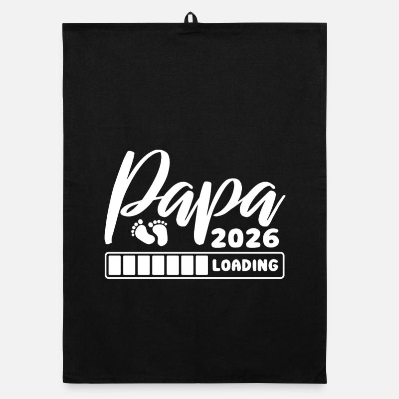 Dad 2026 loading - Pregnancy - Gift Organic dish towel