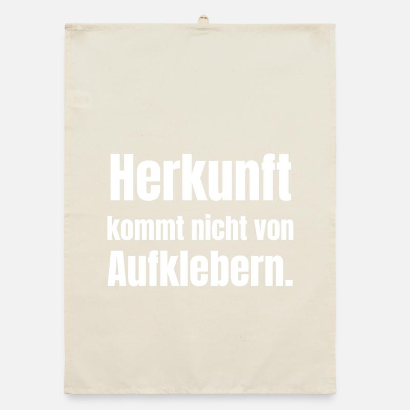 Origin does not come from stickers Organic dish towel