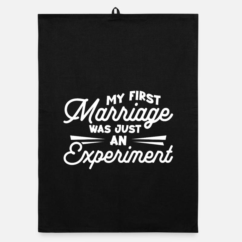 My first marriage was just an experiment Organic dish towel