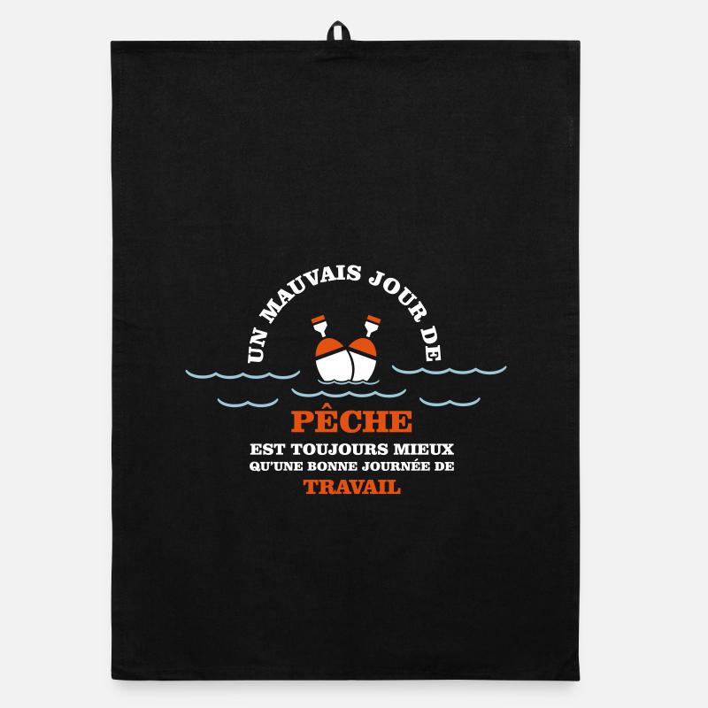 Fisherman's humour Organic dish towel