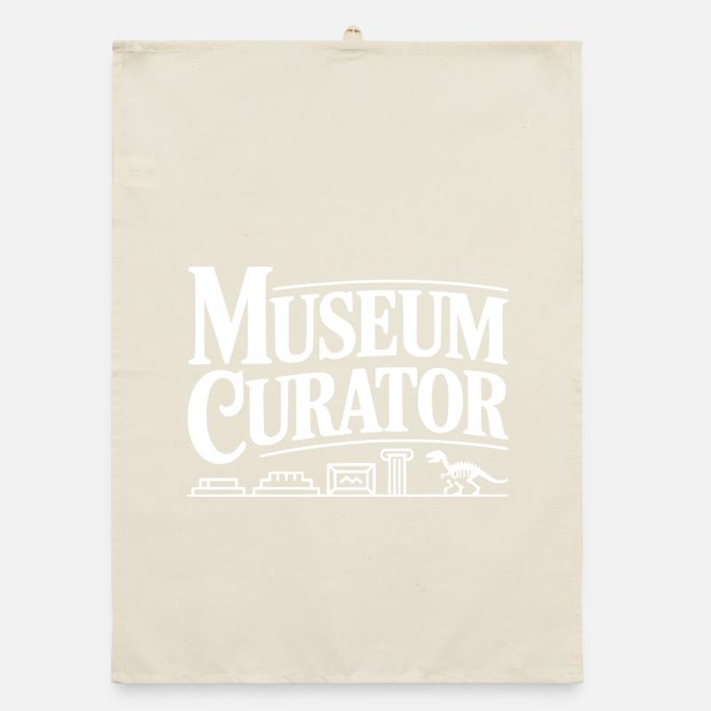 Museum Curator Organic dish towel
