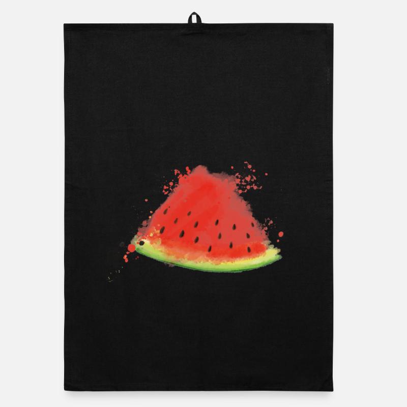 Melone - Wassermelone Organic Geschirrtuch