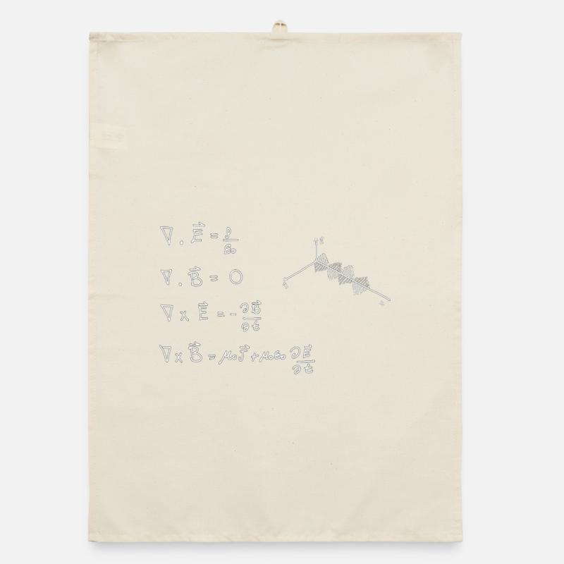 Maxwellsche Gleichungen Organic Geschirrtuch