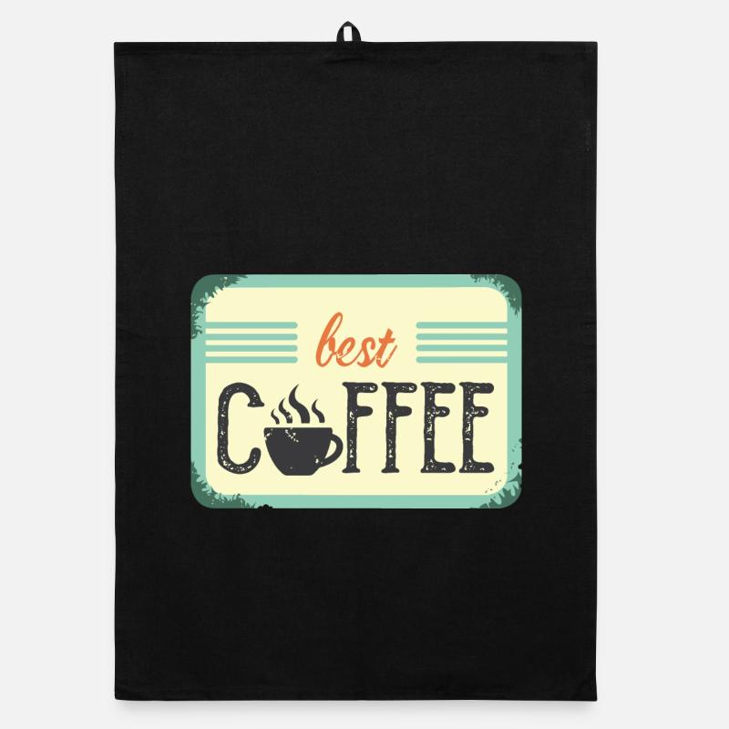 best coffee café Liebe Freunde Symbol icon Logo Organic Geschirrtuch
