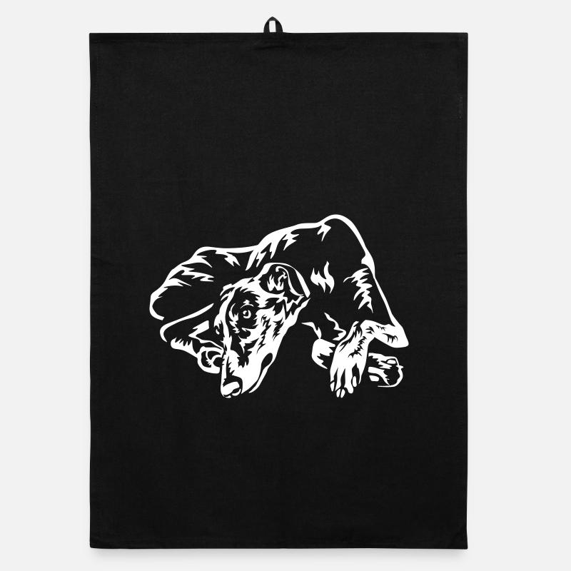 Galgo "Black Edition" Organic Geschirrtuch