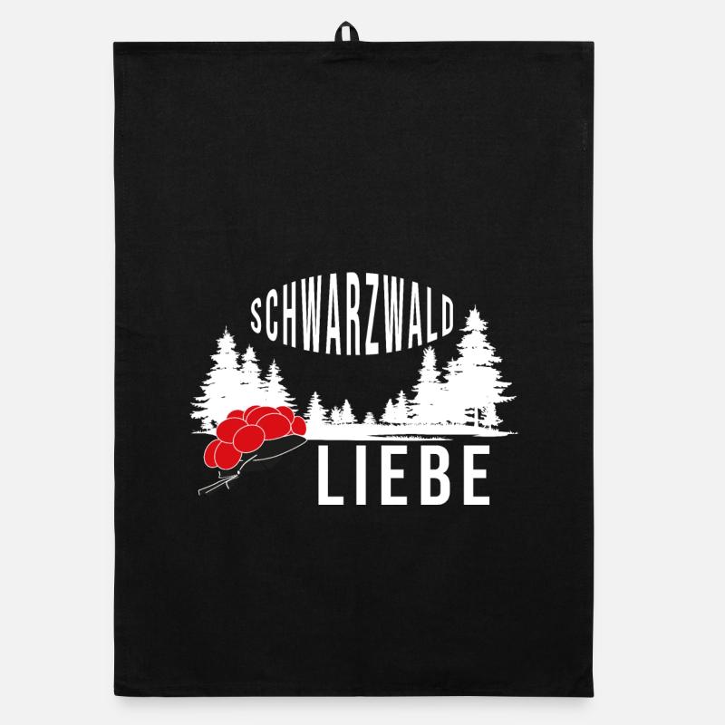 Schwarzwald Liebe Organic Geschirrtuch
