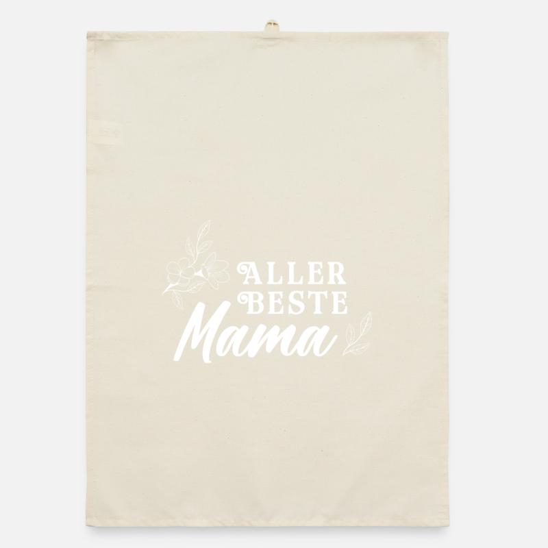 Allerbeste Mama - Muttertag Organic Geschirrtuch