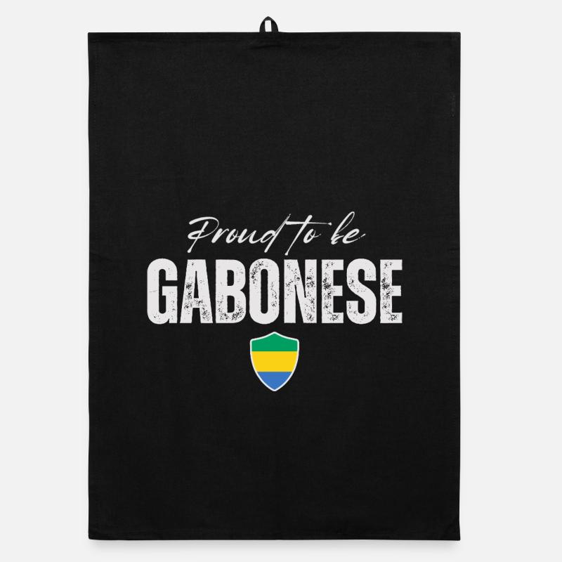 Gabuner stolz, Made in Gabon Organic Geschirrtuch