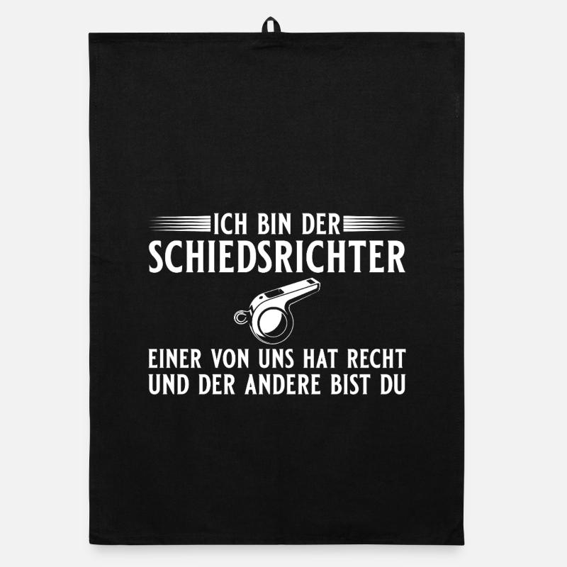 Referee: One is right - referee Organic dish towel