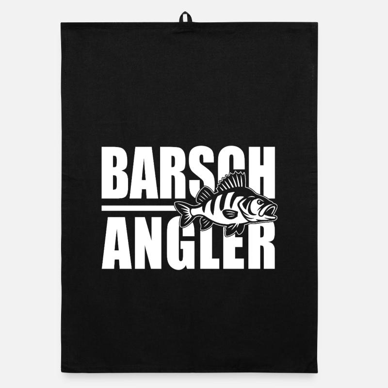 Pêcheur à la perche Chasseur de perche Pêche à la perche Perche Torchon bio