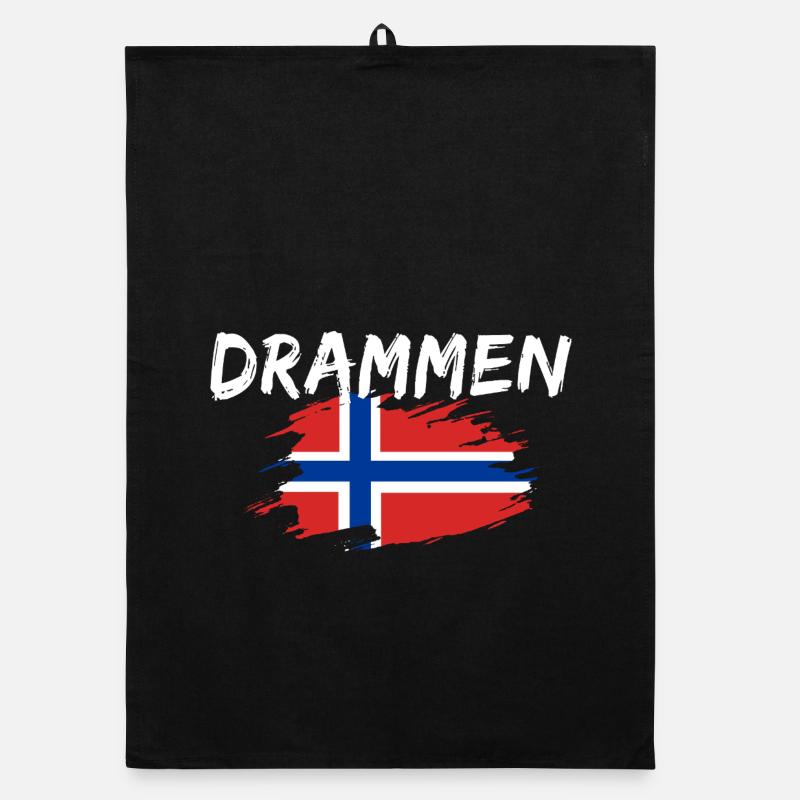 Drammen Norwegen Organic Geschirrtuch
