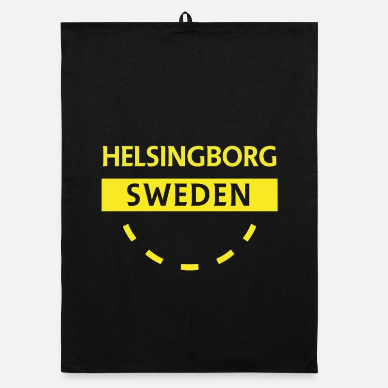 Helsingborg Sweden Patch Organic dish towel