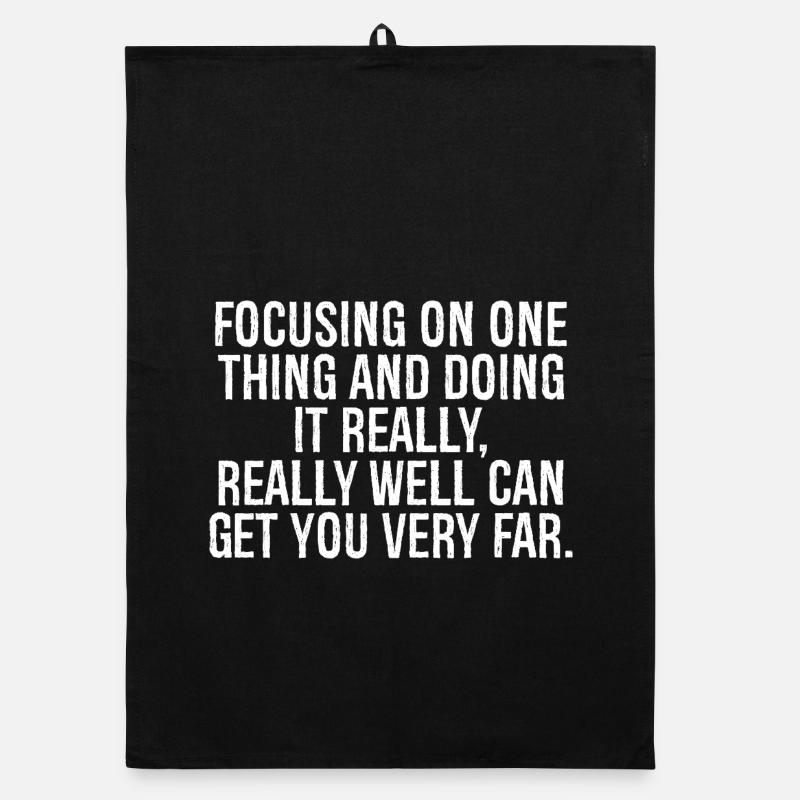focusing on one thing and doing it really really Organic dish towel