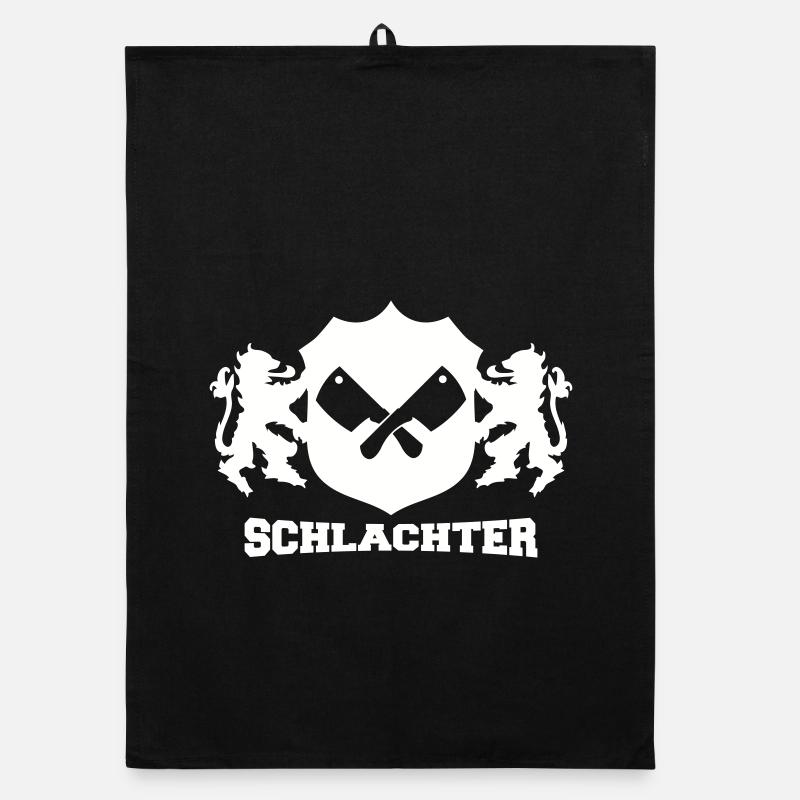 Schlachter Emblem  Organic Geschirrtuch