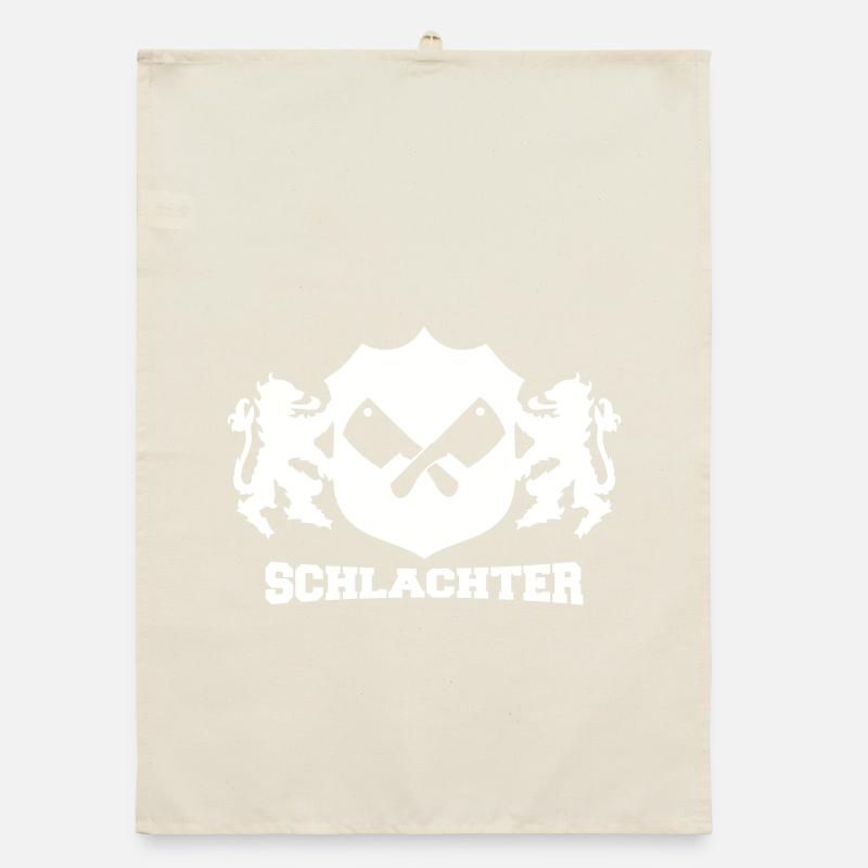 Schlachter Emblem  Organic Geschirrtuch