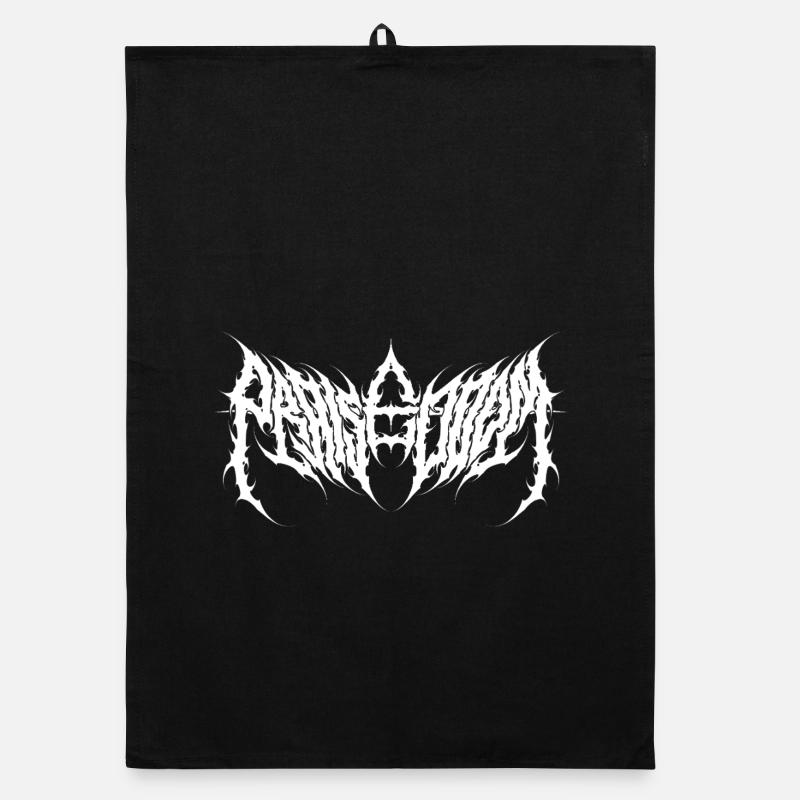 Louange à Doom - Torchon bio - noir