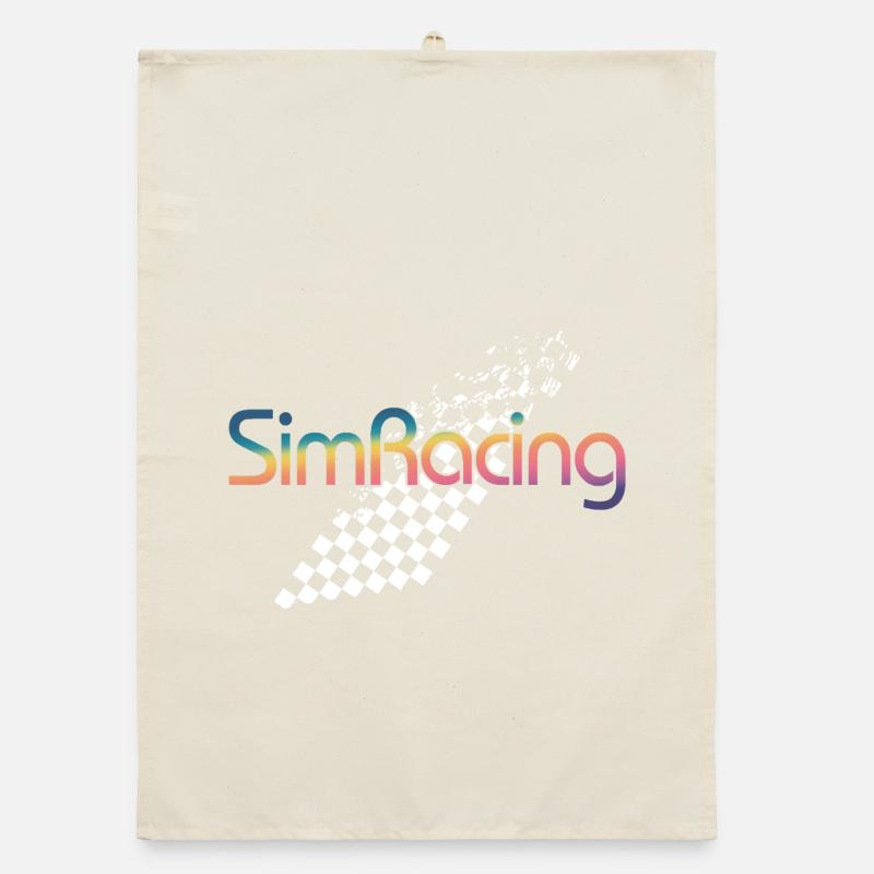 SimRacing Gradient Logo Torchon bio