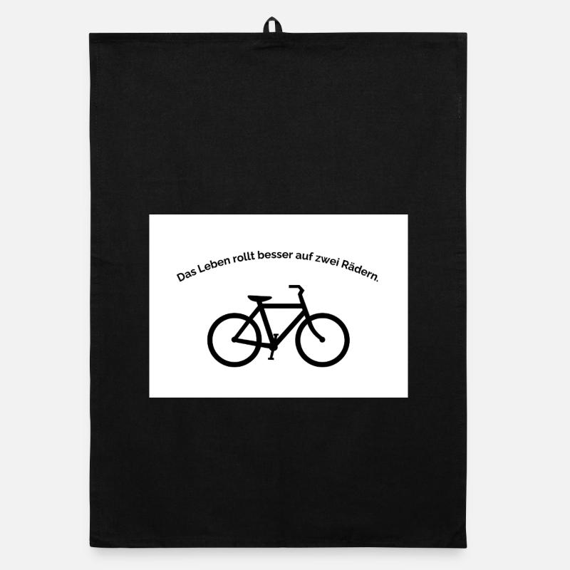Life rolls better on two wheels Organic dish towel