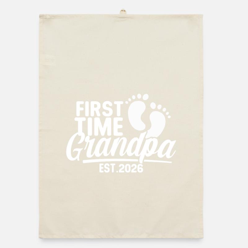 Opa 2026 - Stolzer Opa - Geschenkidee Organic Geschirrtuch