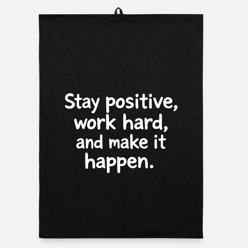 Restez positif Torchon bio
