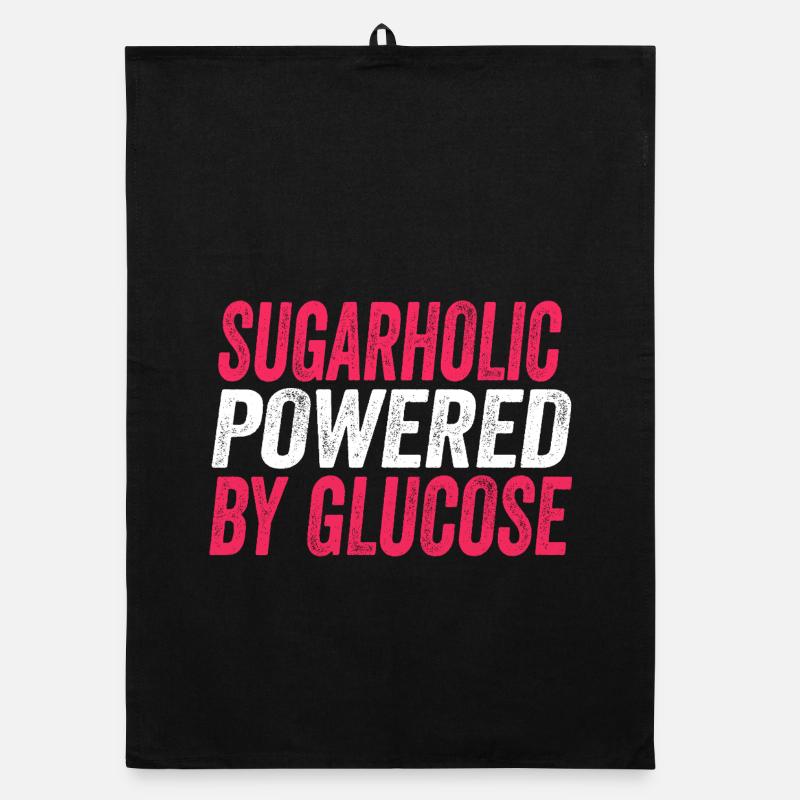 Sugarholic Powered by Glucose Organic dish towel