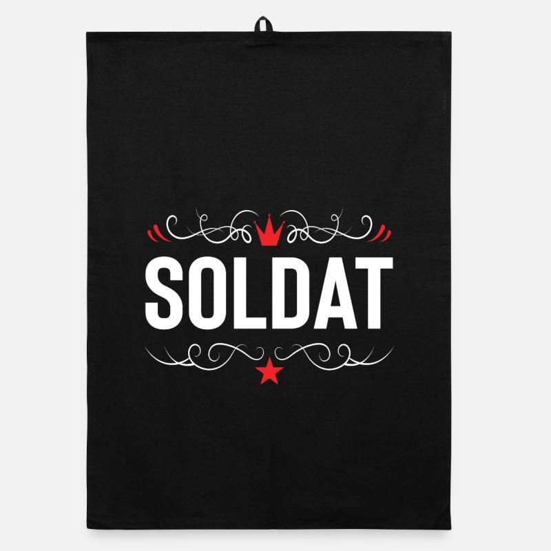 Soldier Profession Organic dish towel
