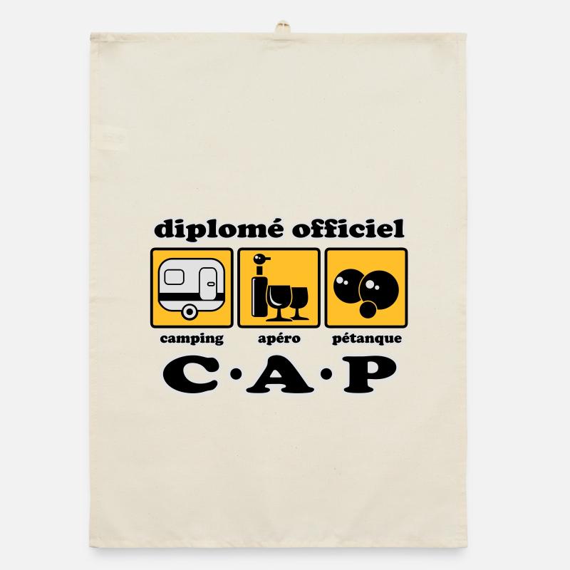 Camping aperitif bowls flex Organic dish towel