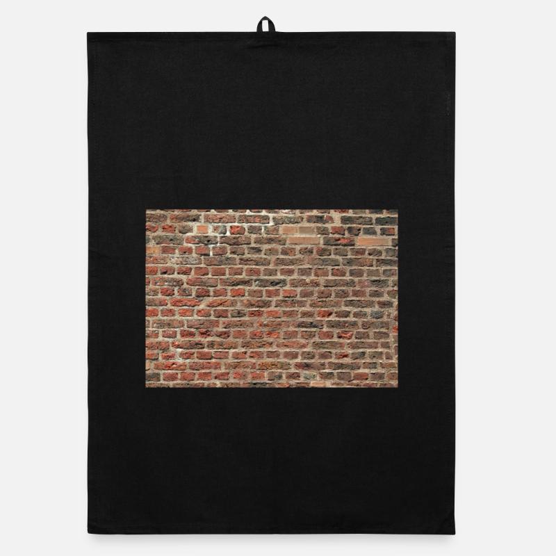 Brick Wall Texture Urban Charm Organic dish towel