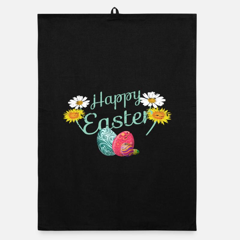Happy Easter Organic dish towel