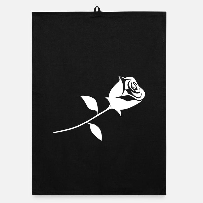 Eine Rose Organic Geschirrtuch