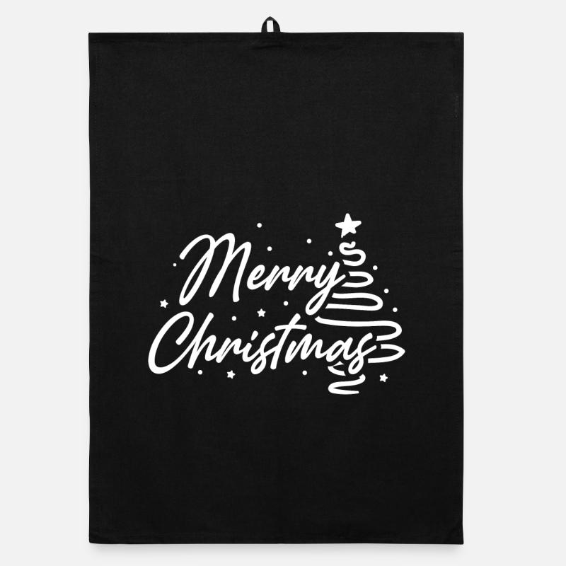 Joyeux Noël script arbre Torchon bio