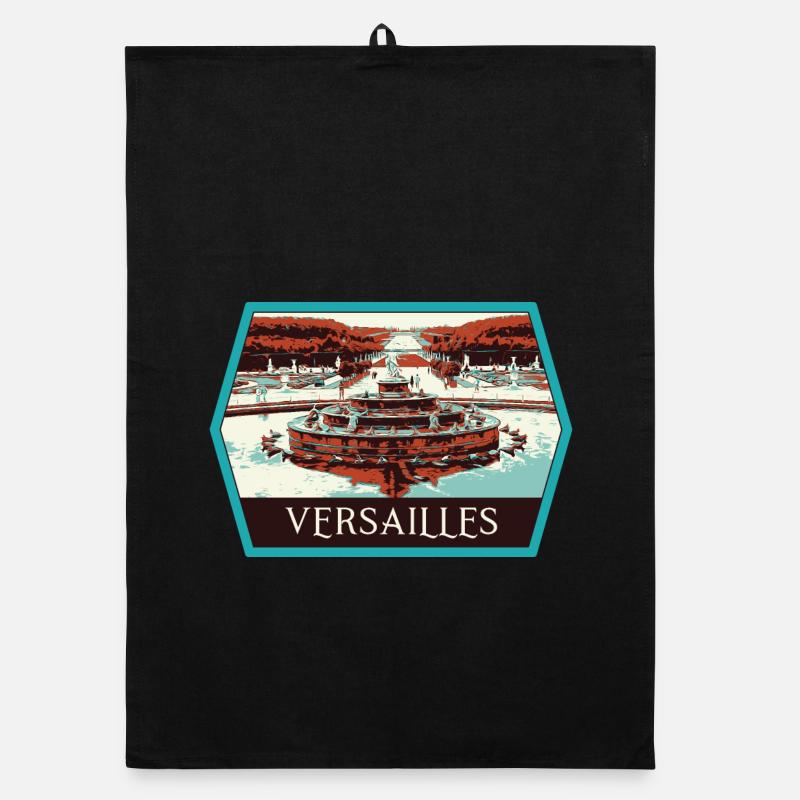 Garden View Palace Versailles: Royal Elegance Organic dish towel