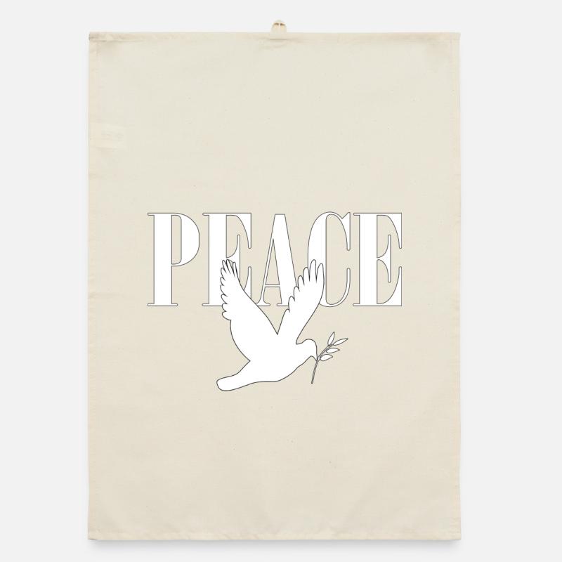 Peace Dove Design Organic dish towel