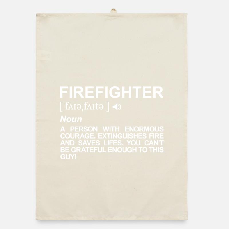 Définition de pompier Torchon bio