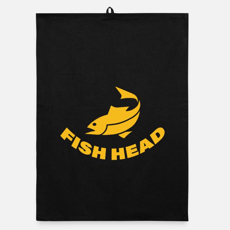TÊTE DE POISSON Torchon bio