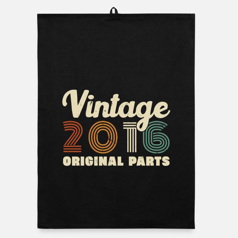 2016 Vintage Retro Geburtstagsgeschenk Organic Geschirrtuch