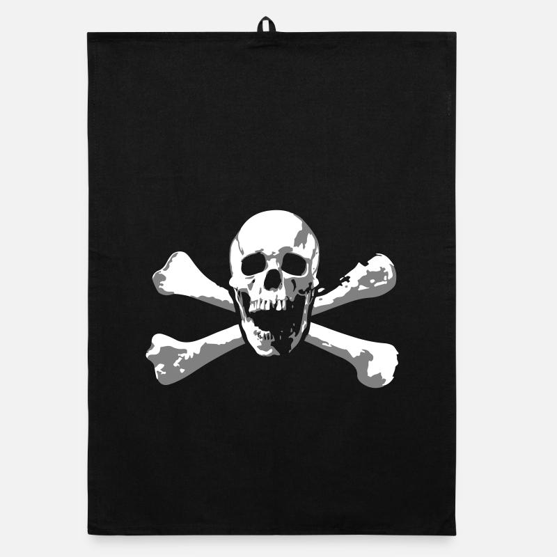 Skull & Bones Organic dish towel