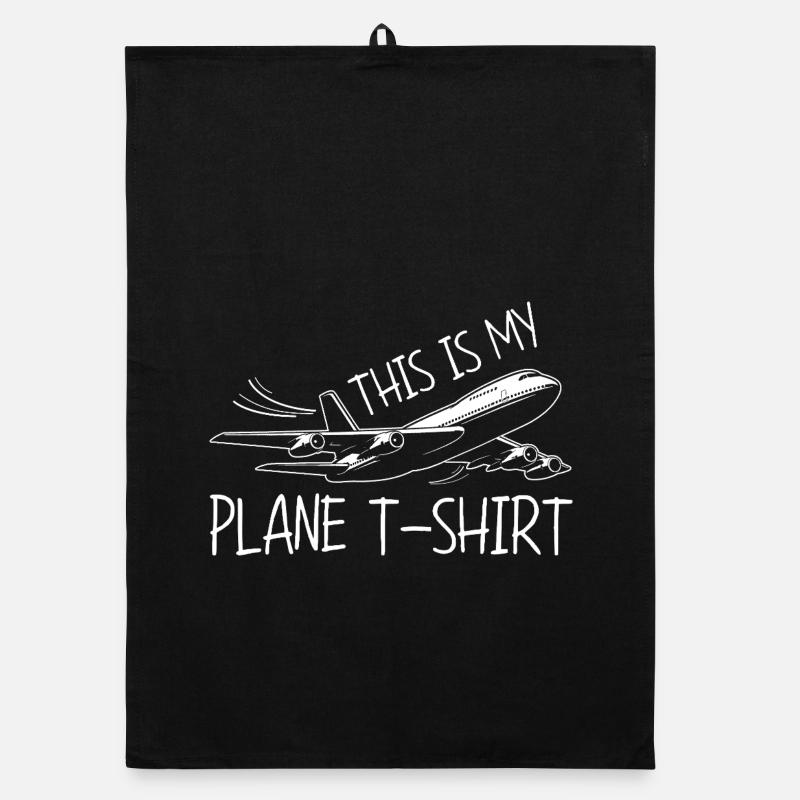 Flugzeug Flug Pilot Flugzeug Fluggesellschaft Organic Geschirrtuch