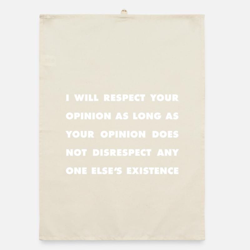 Respekt Statement Organic Geschirrtuch